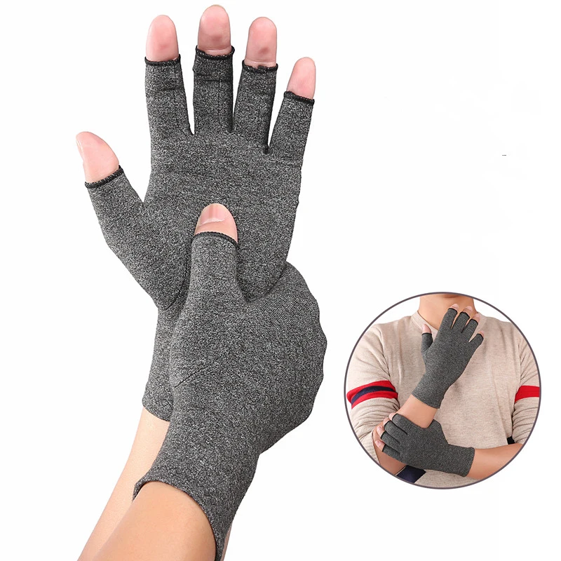 Silicone Palm Gym Gloves Outdoor Cycling Sports Gloves Work Glove with Half Finger