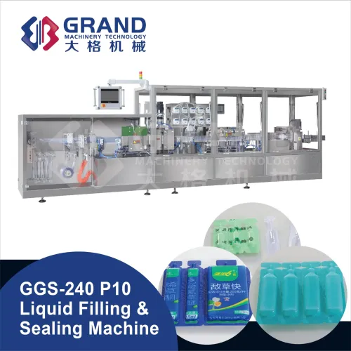 Máquina de empacotamento de embalagem de vedação de enchimento GGS-240 P10