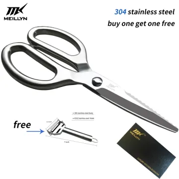 MEILLYN Kitchen Scissors 304 Stainless Steel Scissors Tools Home&Garden Shears Kitchen Accessories Gadgets Scissors for Fish