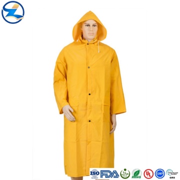colorful glossy/matte pvc raincoat uses soft film