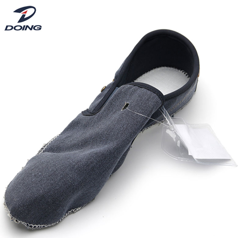 Customized size canvas vamp men shoe upper material for sales