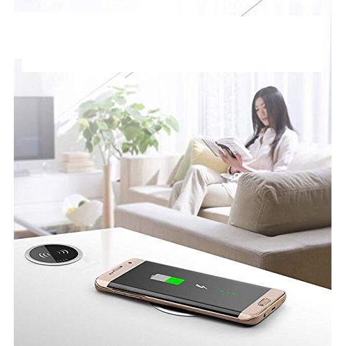 Chargeur de bureau sans fil intelligent 10W iphone Samsung