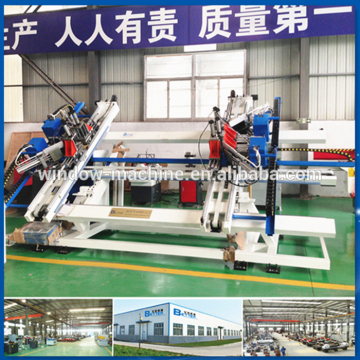 Automatic pvc window and door machine