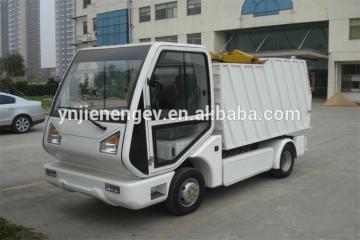 white Electric garbage truck,cheap garbage truck,new Electric garbage truck