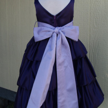 Purple blue frock designs for small girls baby frock designs fancy children girl dress