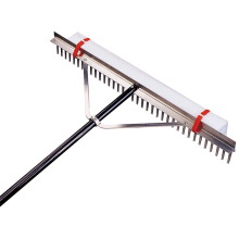 Quick Lawn & Yard Clean-Up: Adjustable Folding Leaves Rake