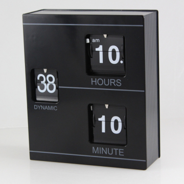 Black Book Flip Clock for Decorating