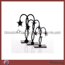 Acrylic Black Streetlight-shaped Ear Nail/Pin/Earbob/Pendants Display holder/Shelf