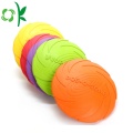 Unik Spiral Flying Disc Pet Toy Silicone Frisbee