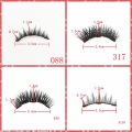 Magnetic false lashes with eyeliner and tweezer