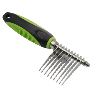 Pet Dematting Fur Rake Comb Brush Tool