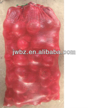 50kg PP leno agriculture grid bags&net sacks China, different colors