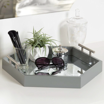 Luxury Small Glass Mirrored Vanity Tray Wholesale