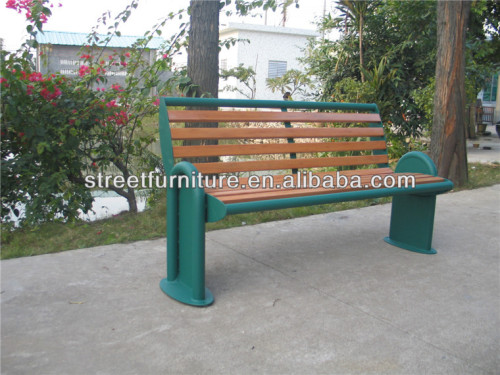 Rustic outdoor furniture wood waiting benches Guangdong furniture outdoor