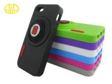 Funny black Silicone Smartphone Protective Cases Camera sty