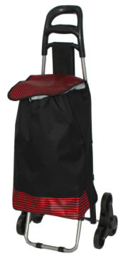 Disabled personal rolling folding fashional fabric/cloth shopping carts for seniors/elderly