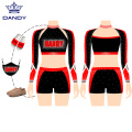 Gratis Design Sublimatioun Héich Qualitéit Cheerleading Uniformen