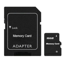 OEM MicroSD Memory Card with Adapter, 2, 4, 8, 16 and 32GB Capacities
