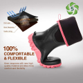 5mm Taman Hujan Boots Steel Shank Women Boots