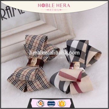 Fashion grid side clip girls hair accessoris manufacturers china