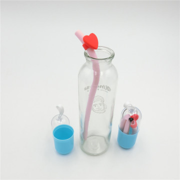 silicone straw cup cover