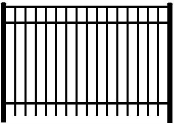 Rod Iron Fence