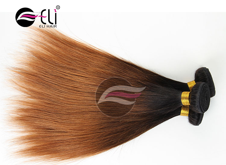 3 tone color ombre hair 8a grade high quality human hair 100% virgin 24 inch human hair weave extension