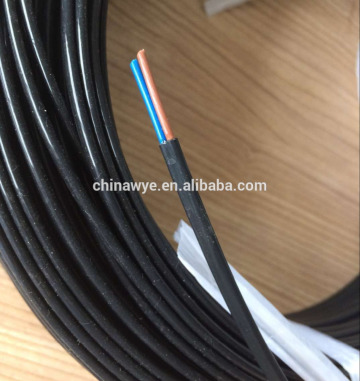 2 Cores FEP+FEP+transparent sheath teflon insulated wire cable