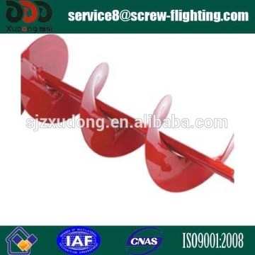 screw flight helicoidal conveyor