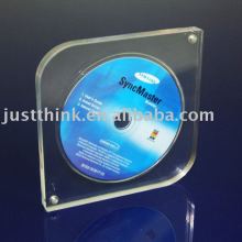 high-end acrylic DVD pakaging box with magnet FZ-A-0018