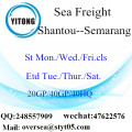 Fret maritime du port de Shantou Expédition à Semarang