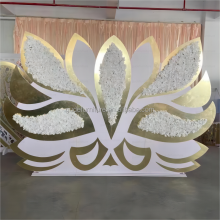 Flower Acrylic Backdrop for Wedding Events Decoration