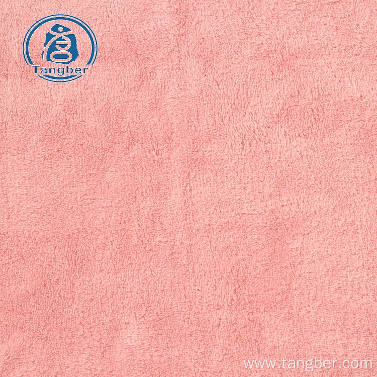 Brushed Knit 100% Polyester Coral Fleece Fabric