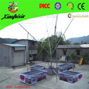 attractive square bungee trampoline price