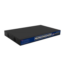 Gigabit L3 Managed 10G SFP PoE Switch with 24 Ports and 4 10G SFP Ports