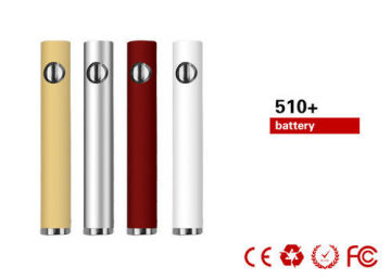 360mah E Cig Batteries , 75mm 510 E Smoking Battery 1.3ml