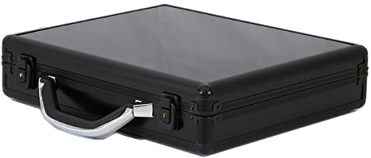 Watches Collectors Briefcase Aluminum Metal Aluminum Black Customize Watch Storage Safety Case