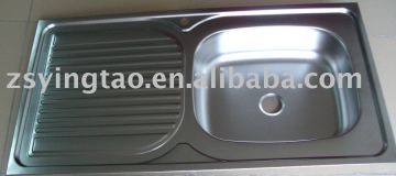 Waste kits One bowl one drain one piece Sink 960X500MM