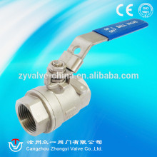 high service free sample stainless steel 2pc ball valve