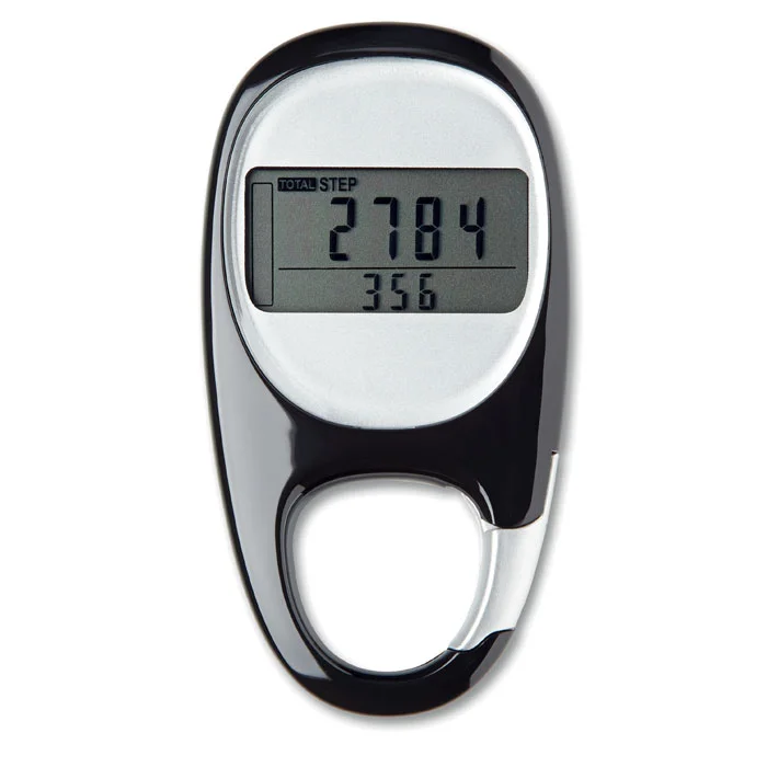 Pedometer with Clip in ABS Casing with Customized Logo