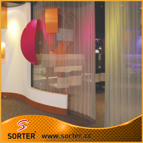 Decoration wire mesh/Metal curtain/decorative metal mesh curtain