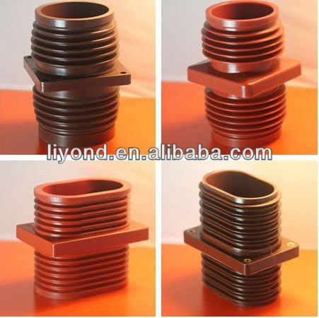 Factory Made Epoxy Resin Insulator Wall Bushing for high voltage