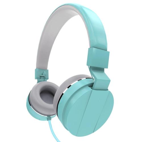 Auriculares portátiles con cable para computadora portátil plegable