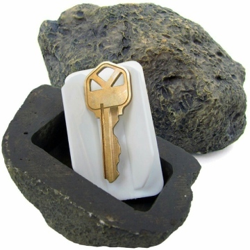 Stone Key Box Hidden Key Box Resin Handicraft