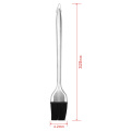 Dishwasher Safe Stainless Steel Handle Basting Brush