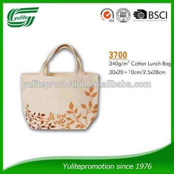 Wholesale canvas lunch bag