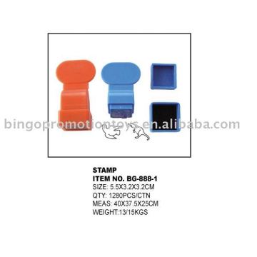 plastic stamp