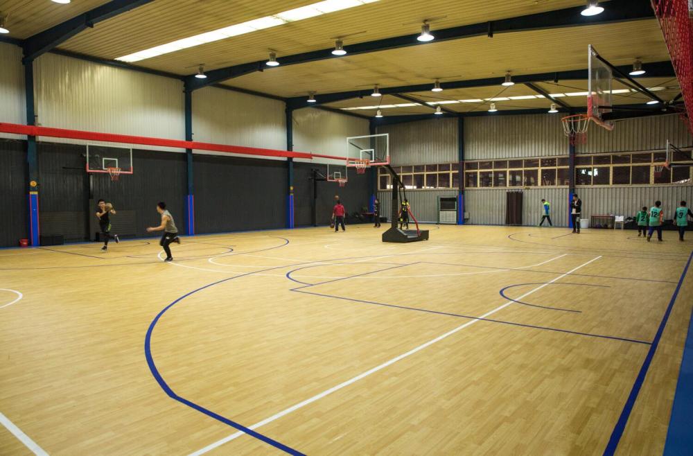 داخلي PVC كرة السلة ملعب حصيرة الأرضيات الرياضية