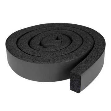 Various shaped rubber seal foam strips