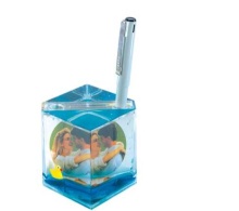 square shape Liquid love Photo Frame with floating